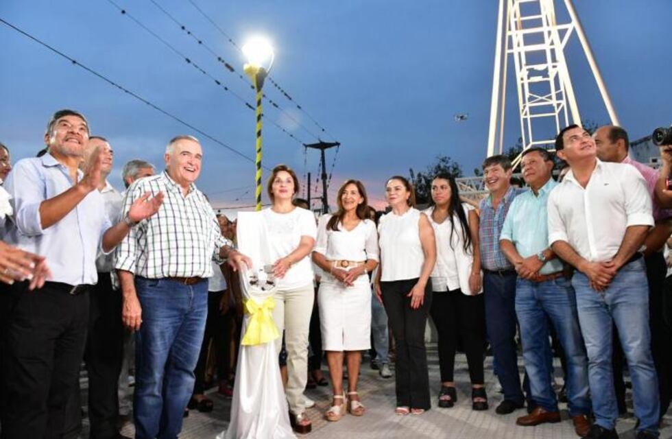 Jaldo dejo habilitada las obras en la Cruz Papal, en el acceso de Alderetes
