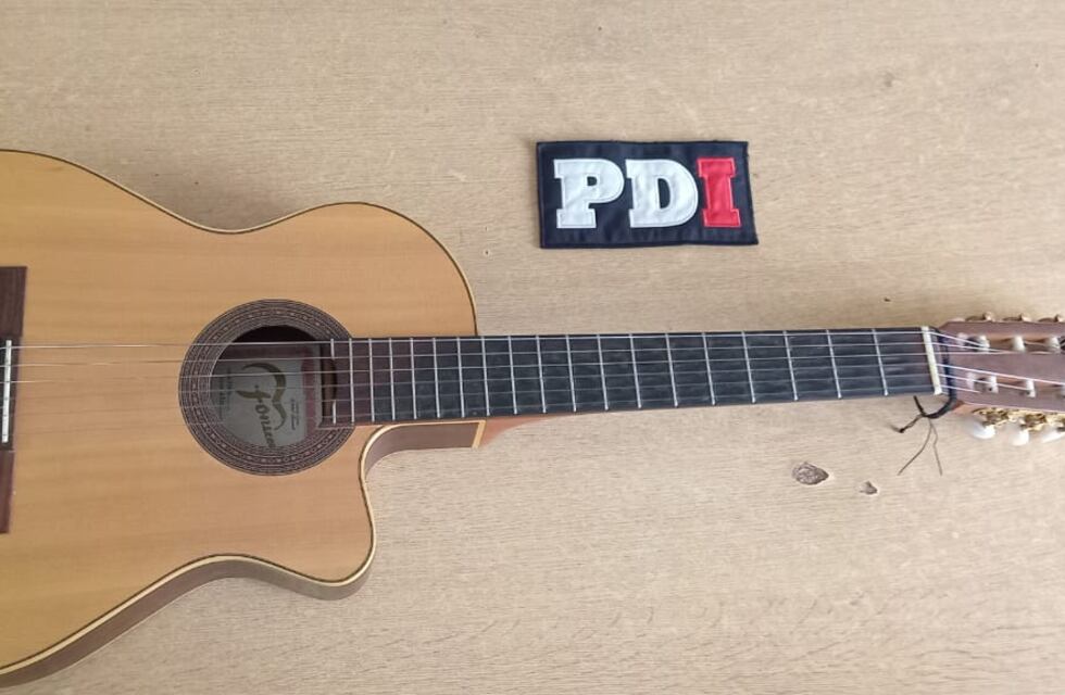 La PDI recuperó una guitarra robada de una vivienda