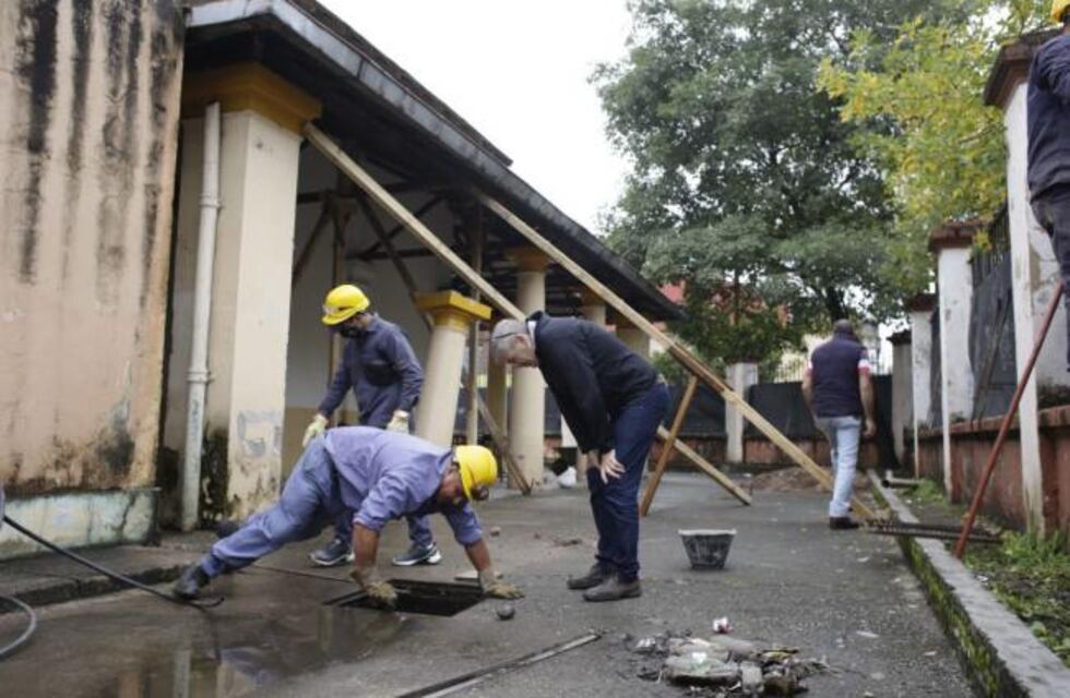 Continúan las reparaciones en la Escuela Bernardo de Irigoyen