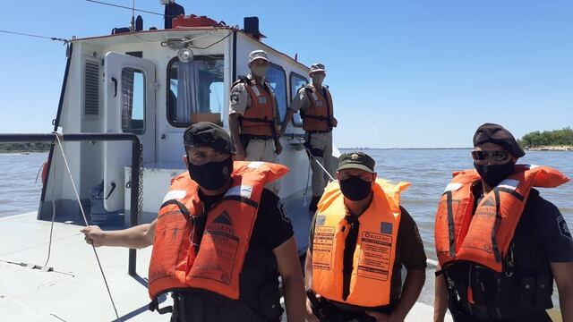Las fuerzas provinciales actúan de manera coordinada con Prefectura Naval. (Gobierno de Santa Fe)