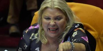 Elisa Carrió apuntó contra Mauricio Macri.