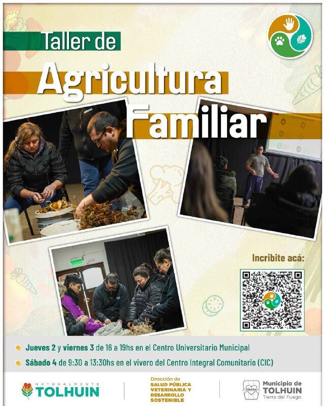 En Tolhuin Taller de capacitación.
