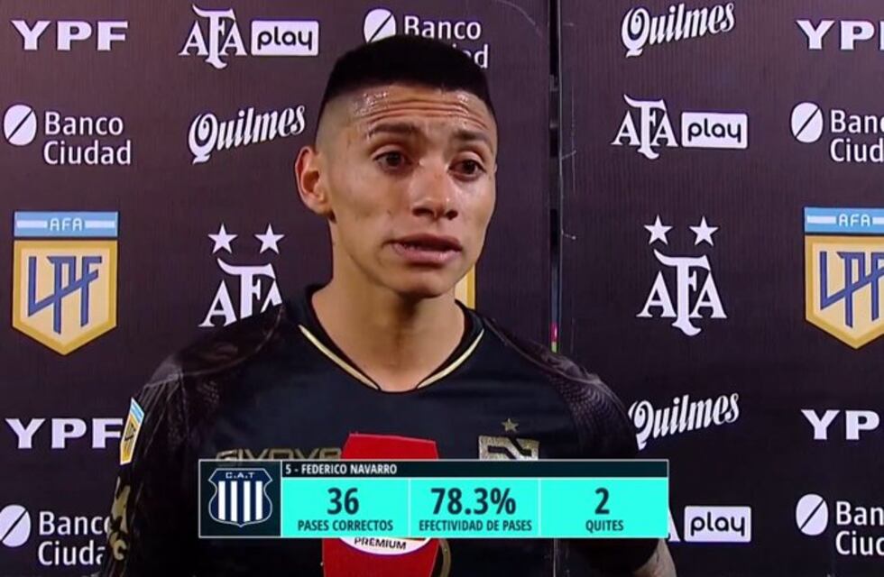 Federico Navarro, figura en Talleres: “Entramos un poco dormidos”