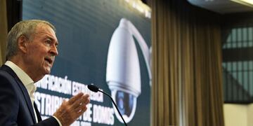El gobernador Juan Schiaretti presentó nuevos elementos para combatir la inseguridad. (Gobierno de Córdoba)