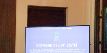 Entre Ríos aprobó la adhesión a la Ley Nacional de Calidad y Seguridad Sanitaria