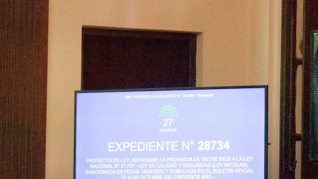 Entre Ríos aprobó la adhesión a la Ley Nacional de Calidad y Seguridad Sanitaria