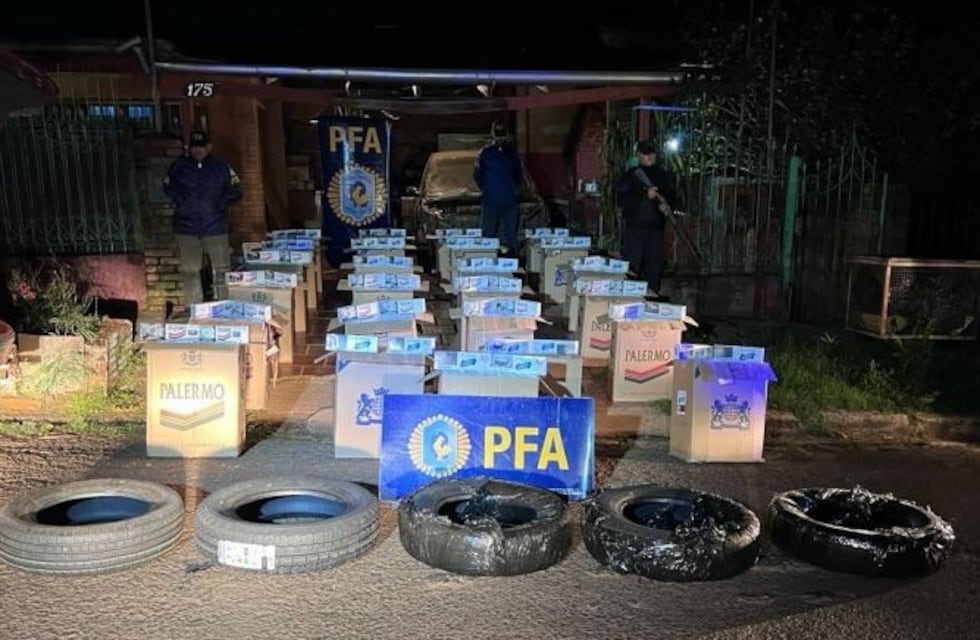 La Policía Federal desmantela red de contrabando en operativo en Puerto Iguazú
