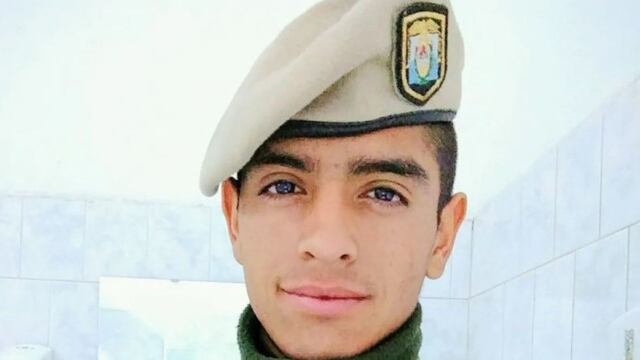 Brian Jorge Daniel Huanque, el soldado voluntario de 24 años de Neuquén que apareció sin vida.