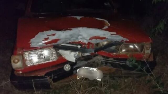 Aberrante accidente en Mojón Grande: chocó, mató, huyó de la escena y ocultó el vehículo.