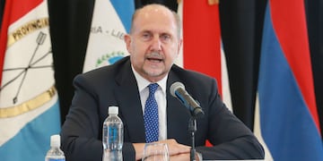 El rafaelino encabezó en Rosario la primera reunión del Consejo Federal Hidrovía. (Gobierno de Santa Fe)