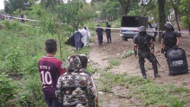 Lugar donde encontraron el cuerpo de la víctima