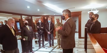 La provincia homenajeó a Alfredo Florencio Pérez, último sobreviviente de la “operación 90 al polo sur”