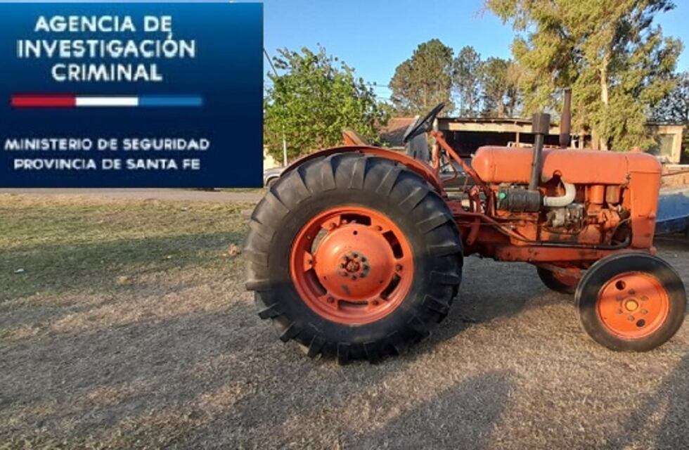 La AIC incautó un tractor en Sunchales