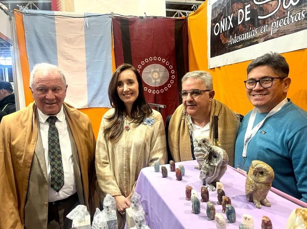 Villarruel y Jalil en la Fiesta Nacional del Poncho