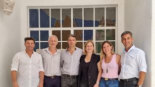 Previotto, Scaglia y otros dirigentes del PRO