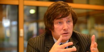 Javier Milei, economista y candidato a presidente por La Libertad Avanza, asignó un rol para Mauricio Macri de ser el próximo Gobierno (Nicolás Bravo / La Voz)