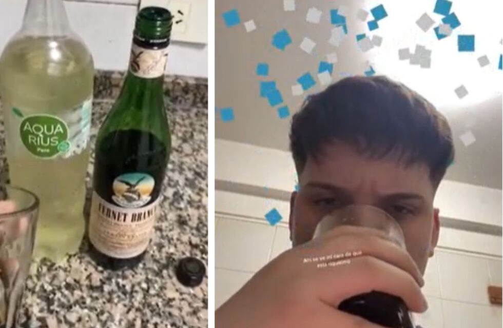 Invento argentino: mezcló Fernet con Aquarius de pera y el resultado es furor en TikTok