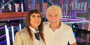 Moria Casán y Pato Galmarini