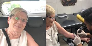 El video fue compartido por su nieta en TikTok. Foto: Los Andes.