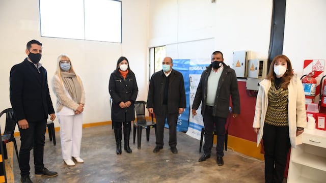 Manzur visitó el nodo de vacunación de Tafí del Valle.