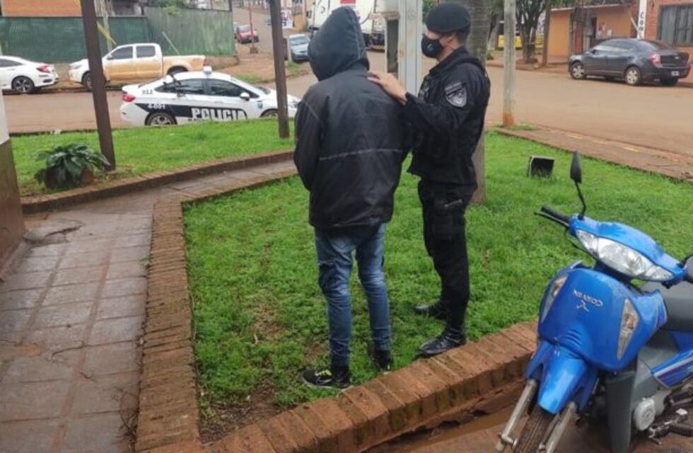 Terminó detenido tras sustraer una motocicleta en Oberá