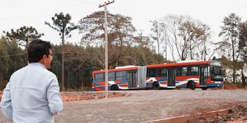 Prueba piloto de micros orugas en Puerto Piray.