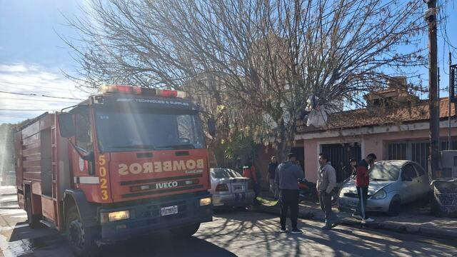 El incendio ocurrió en barrio San Pablo, en el sur de Córdoba capital.
