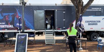 El simulador virtual estará en el sur de la Plaza 25 de Mayo