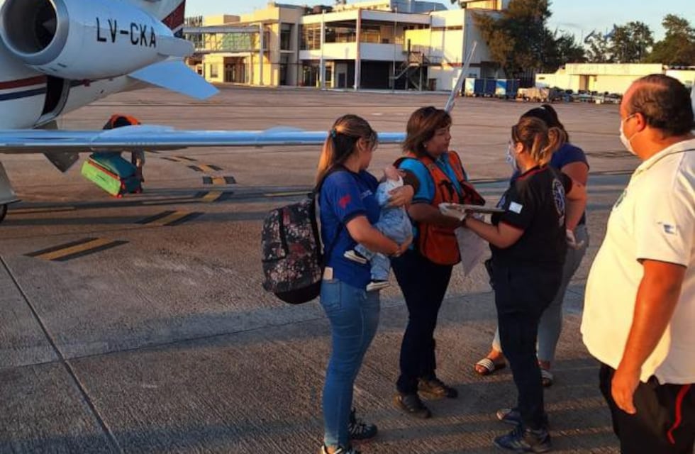 El avión sanitario en un traslado de alta complejidad