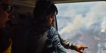 Incendio de la Reserva Provincial Corazón de la Isla