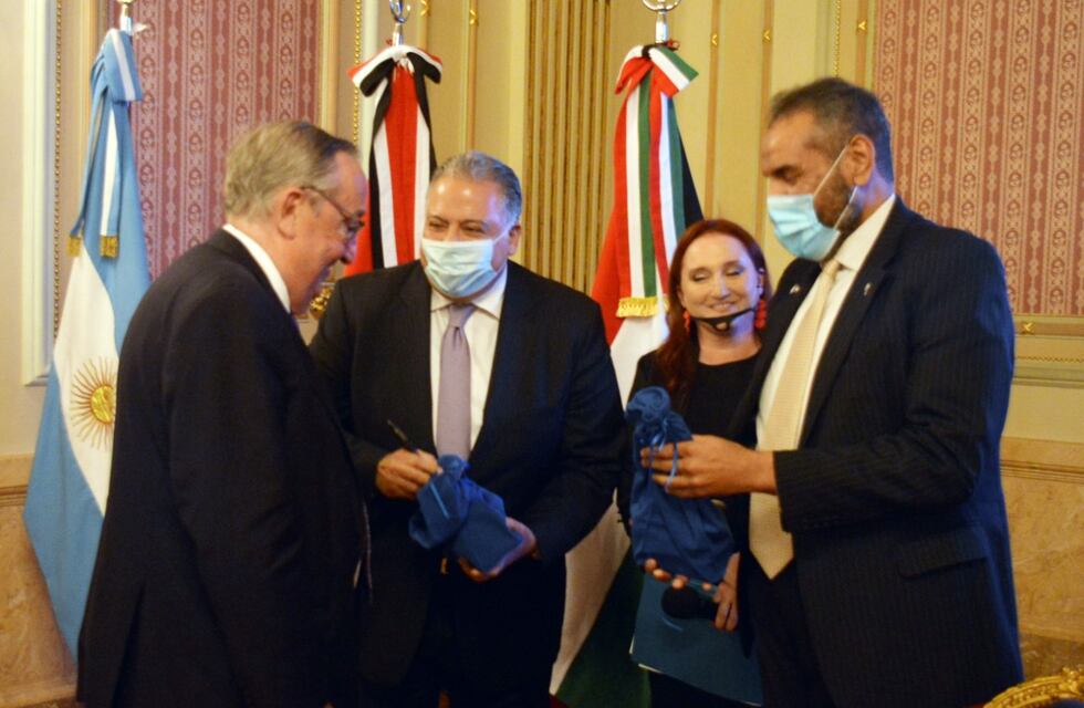 Miguel Lunghi y la visita de los embajadores de Kuwait y Egipto: “Nos inspira una proyección a futuro”