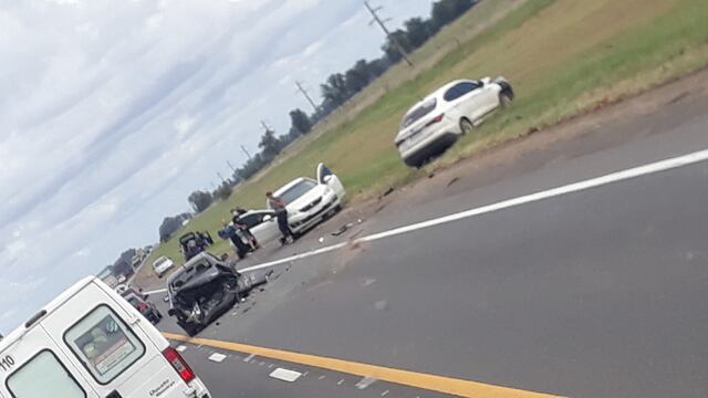 Accidente en el Km. 172 de la Ruta 3