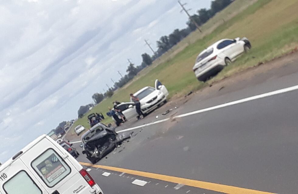 Ruta 3: dos accidentes en el inicio de la Semana Santa