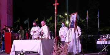 Misa a Brochero en Villa Santa Rosa presidida por monseñor Carlos Ñañez