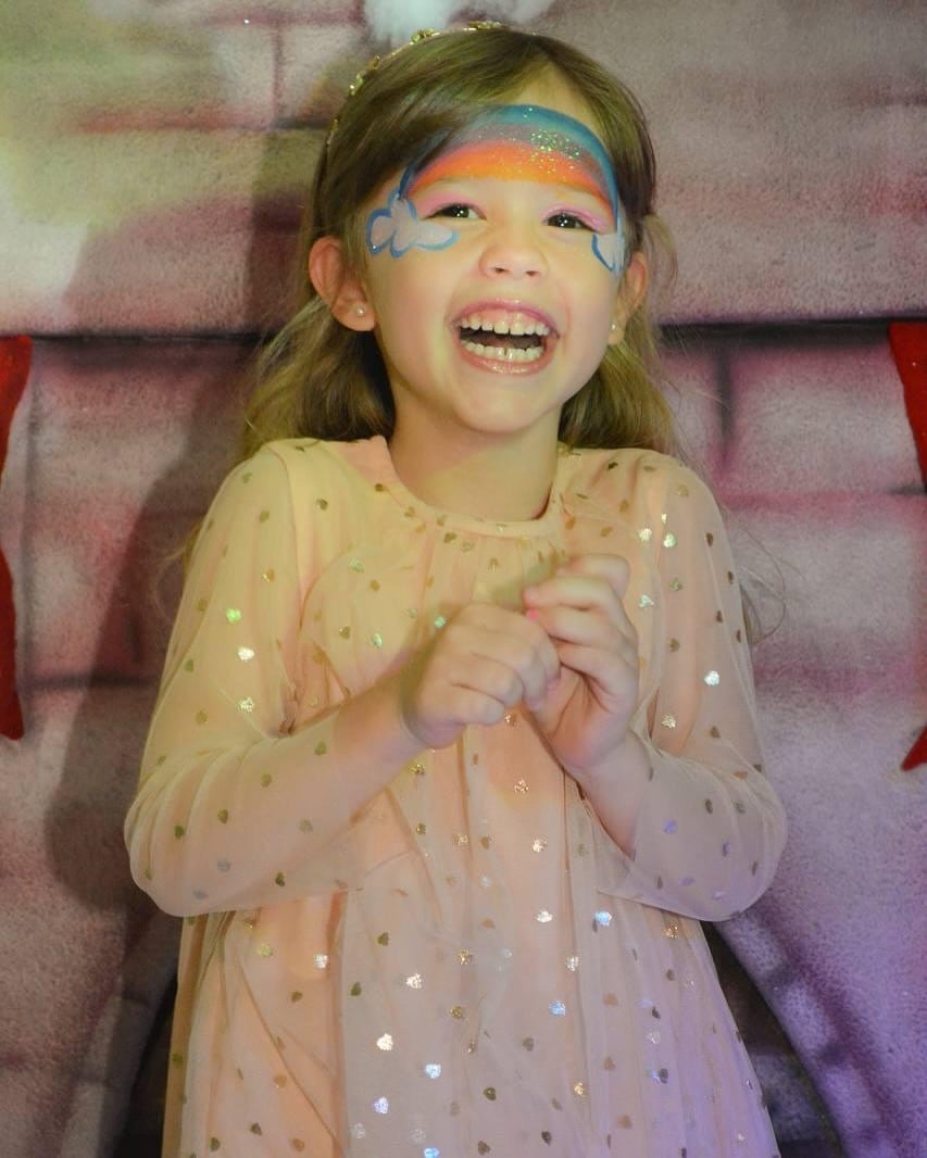 Matilda Chihade Fabbiani durante su infancia.