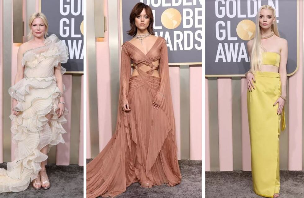 Globos de Oro: los looks más deslumbrantes que pasaron por la alfombra roja