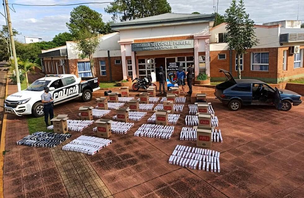 Puerto Rico: interceptaron un automóvil repleto de cigarrillos sin aval aduanero