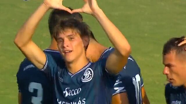 Con un golazo de Lucas Ambrogio, Independiente Rivadavia, venció a River Plate de Uruguay por 1-0.