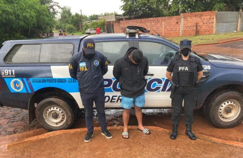 La Policía Federal detuvo en Puerto Iguazú a un hombre  que  tenía pedido de captura internacional