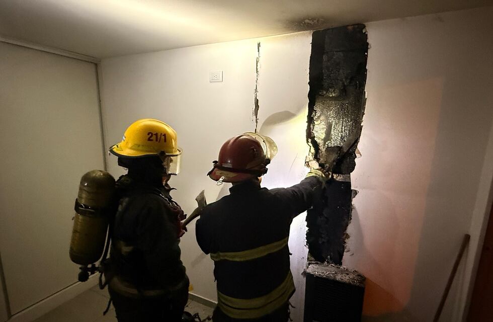 Bomberos Voluntarios debieron acudir por un principio de incendio estructural en Barrio Don Pablo