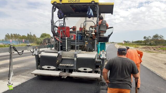 Iniciaron la pavimentación en la trama urbana de la ruta 34 de Rosario