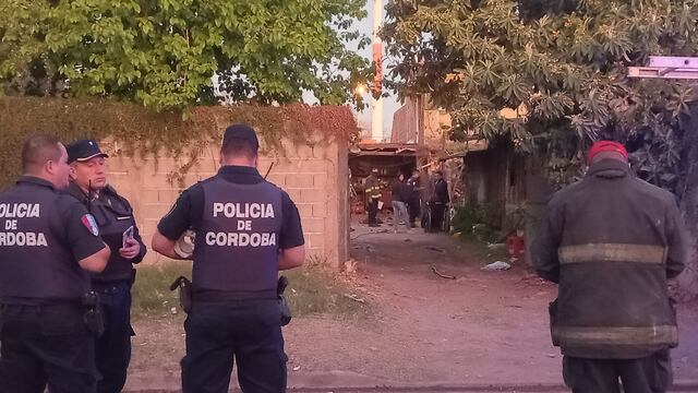 El domicilio de barrio Parque Liceo 2 Sección donde fue la explosión (Gentileza Alejandro Pozo).