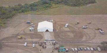 Vista del predio donde funcionará la Zona Franca de Perico, en Jujuy.