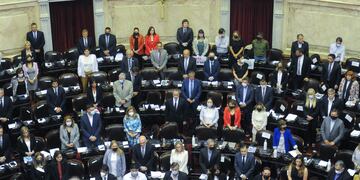 Finalmente se votó el Presupuesto 2022, el cual fue rechazado. Foto Federico López Claro.