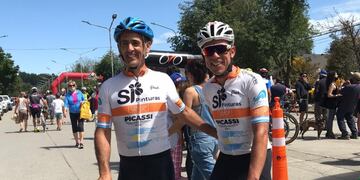 Gran papel de dos azuleños en el Gran Fondo de los 7 Lagos
