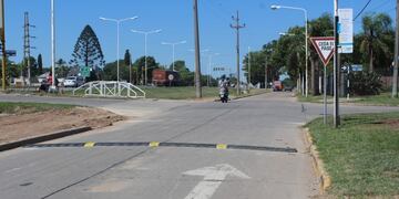 Colocaron nuevos reductores de velocidad