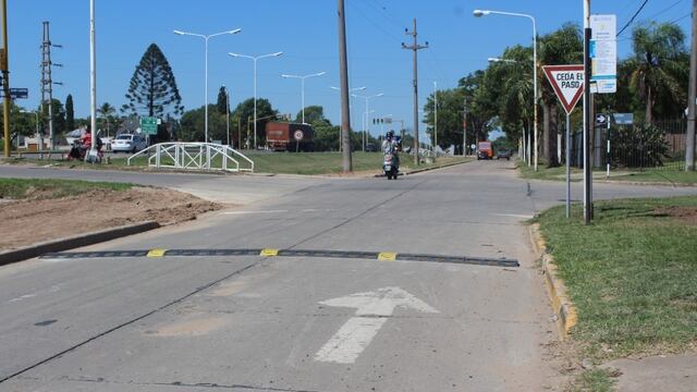 Colocaron nuevos reductores de velocidad
