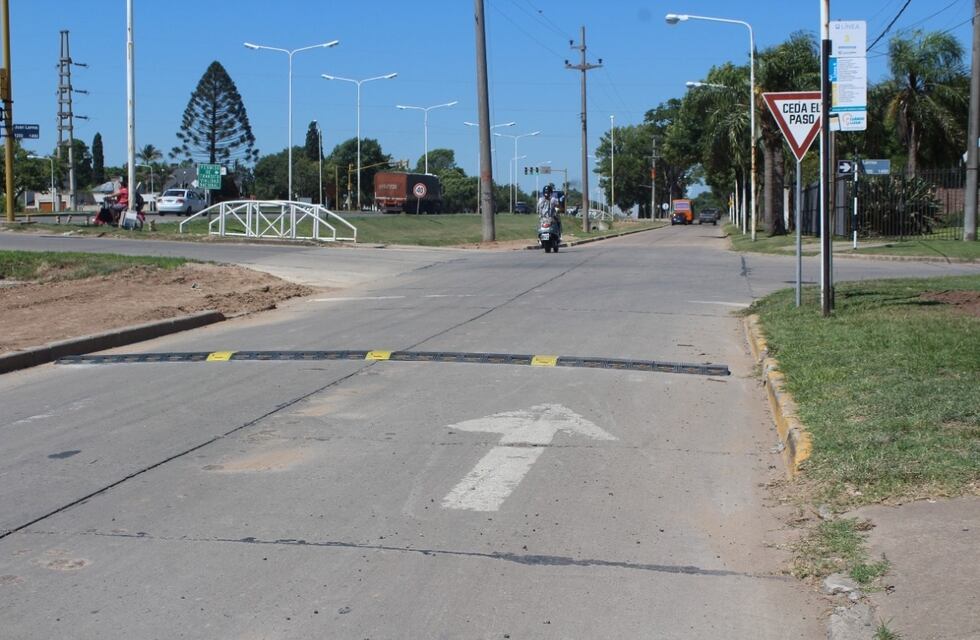 A pedido de vecinos, colocaron reductores de velocidad en el barrio Amancay