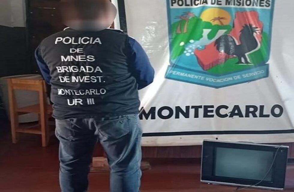 Fue detenido un hombre con objetos robados en Montecarlo