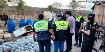 Trancas: secuestraron 100 kilos de marihuana